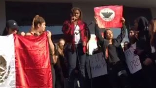 HIGH SCHOOL PROTESTS: Raw helicopter video of Berkeley High student protest