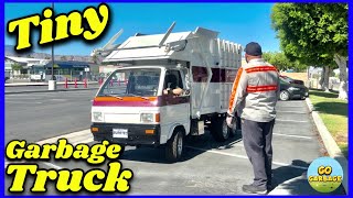 Tiny Burrtec Garbage Truck: Educational School Visit & How it Works!