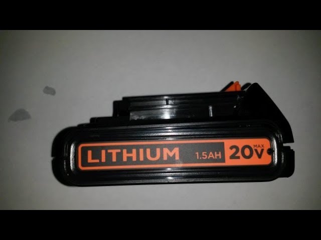 116 Look inside a Black & Decker 20V Lithium Ion Battery Pack 