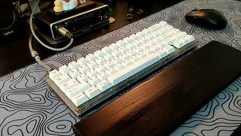 KBD67 Lite with Lubed Gateron Ink Blacks Sound Test