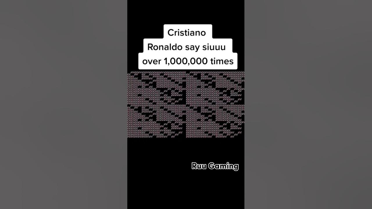 Cristiano Ronaldo Siuuu but it's Geometry Dash 4 