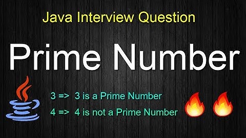 Program to find prime number in java || Java Interview Questions