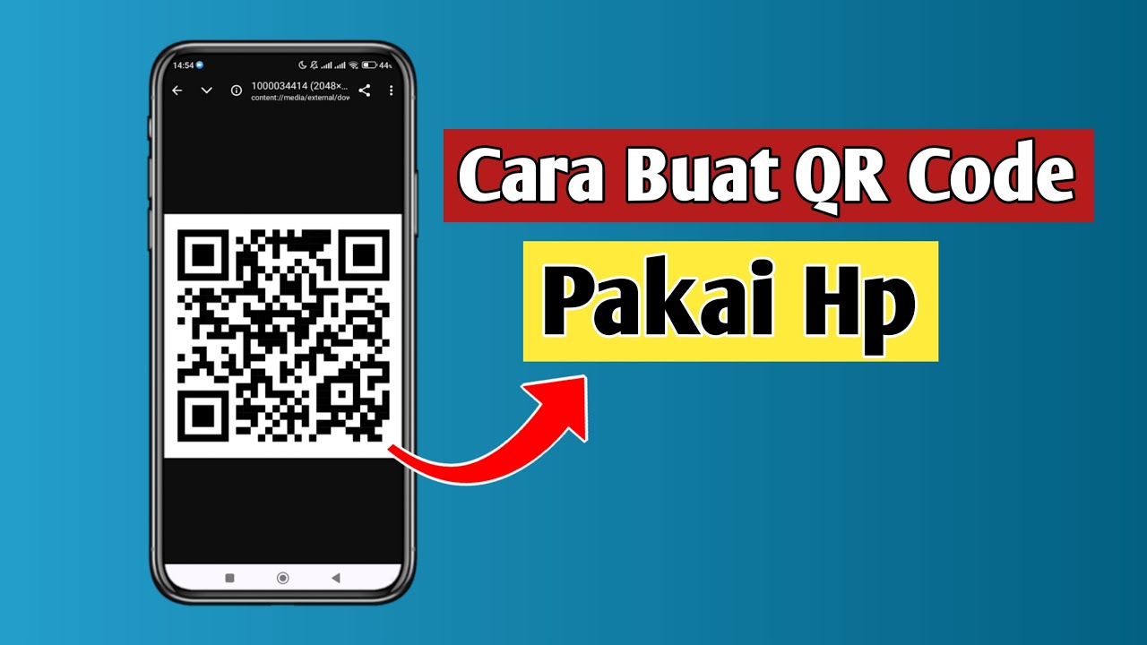 Cara Membuat QR Code Menggunakan Hp - YouTube