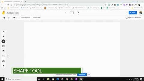 Jamboard  Shape Tool
