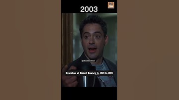 Evolution of Robert Downey Jr, 1970 to 2021