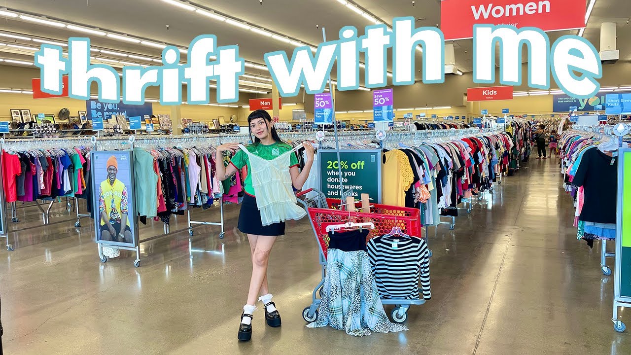 THRIFT WITH ME // thrifting in Vegas for my *SUMMER* wardrobe + getting a tattoo!!!👀