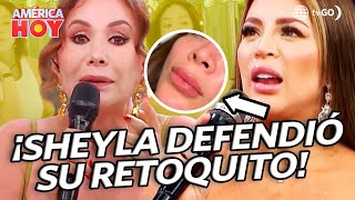 América Hoy Sheyla Rojas Se Defendió Por Críticas A Nuevo Retoquito Hoy