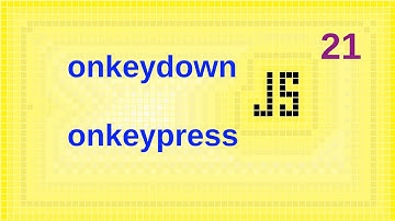 Diferença entre onkeydown e onkeypress em JavaScript. Dica 21