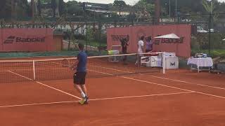 Serena Williams Vs David Quayle Tennis Practice At The Academy