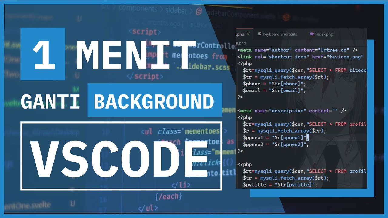 Cara ganti Background VSCODE (Visual Studio Code) - YouTube