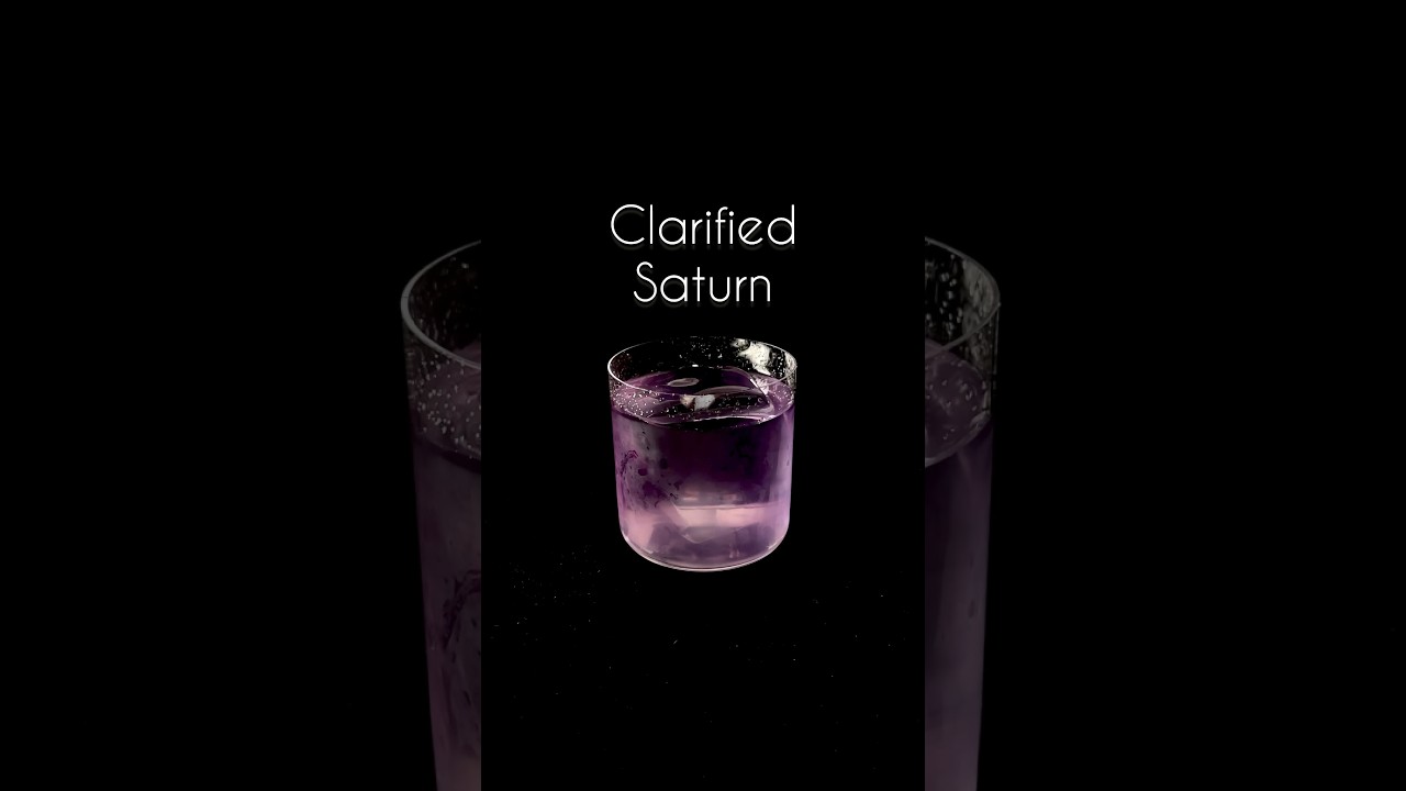 Clarifying the Saturn Cocktail