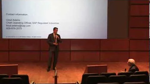 TenYears Hence Lecture: Lloyd Adams