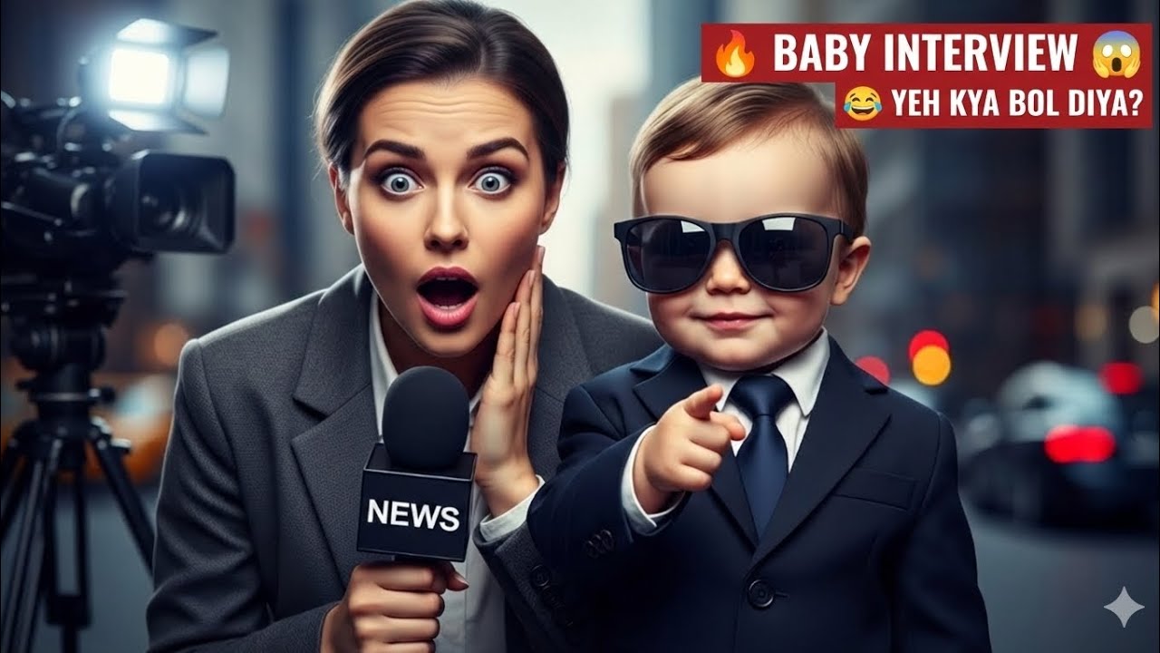 Funny Baby Interview with Reporter 😂 | Viral AI Baby Comedy | Full Episode