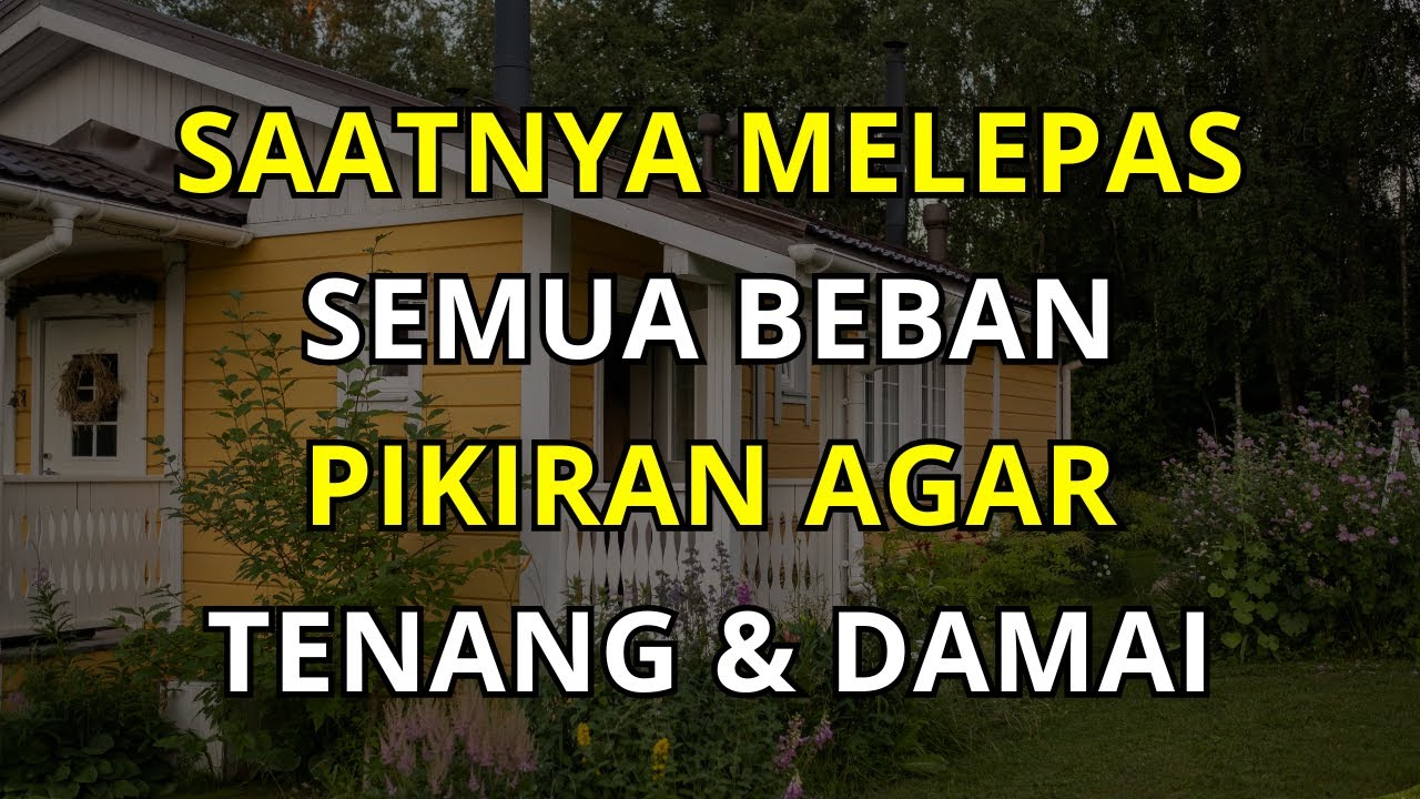 Cara Melepas Semua Beban Pikiran di Usia Senja Agar Hidup Lebih Tenang dan Damai