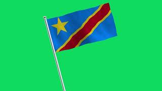 Flag of Democratic Republic of the Congo: Amazing 4K Animation!