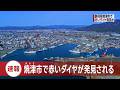 焼津市で赤いダイヤが発見される!