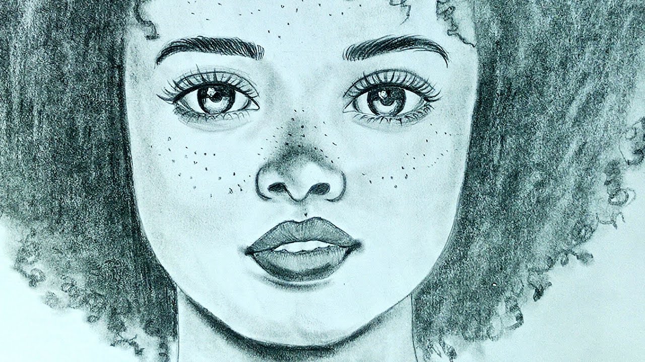 ✅How to Draw a Girl's Face Using Loomis Method | Better Way and Step-by-step pencil portrait 
