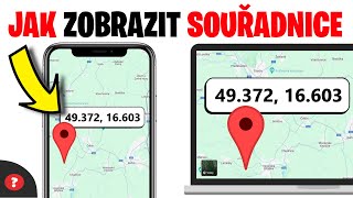 Jak zobrazit SOUŘADNICE v GOOGLE MAPÁCH | Návod | Google Mapy - Google Maps / Telefon screenshot 4