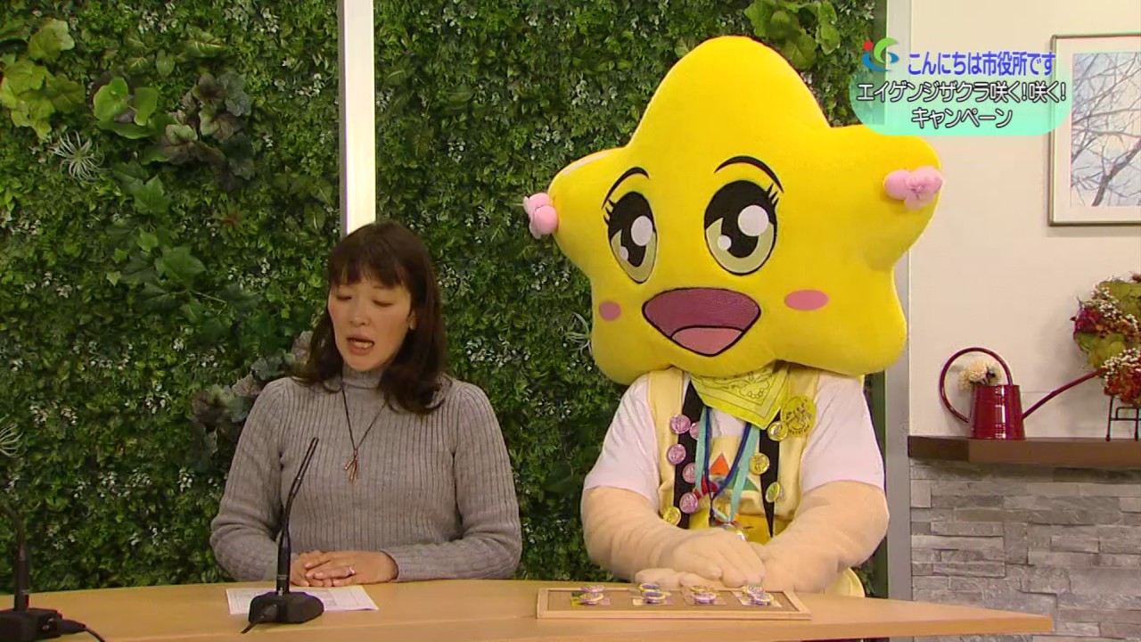 『えいキャラかえでちゃんのエイゲンジザクラ咲く!咲く!キャンペーン』3月2週 永源寺支所 YouTube
