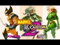 Wolverine, Storm & Rogue Arcade Run in MARVEL vs. CAPCOM 2: New Age of Heroes