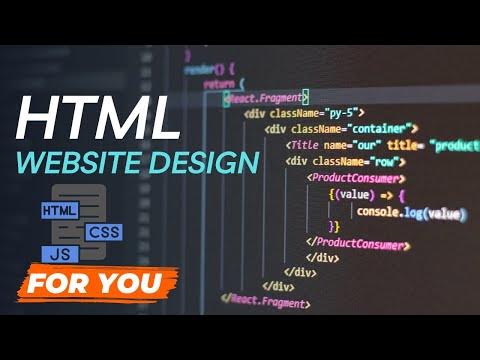 Website Development whit htnl & css - YouTube