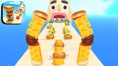 sandwich runner gameplay all levels android.ios new update