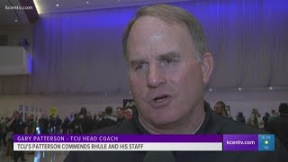 TCU coach Gary Patterson impressed by Matt Rhule and his staff