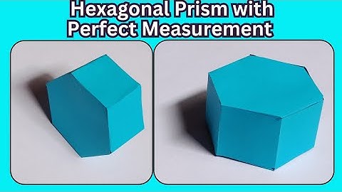 Hexagonal Prism 3d Shape Model | Maths Shapes | Maths Project| Maths Activity | Maths | Mathematics