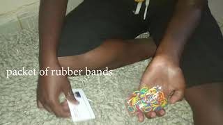 How To Make Loombands With Rubber Bands.