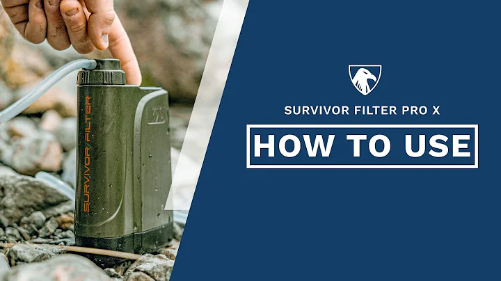 Survivor Filter Electric Pro X Water Filtration System | How To Use