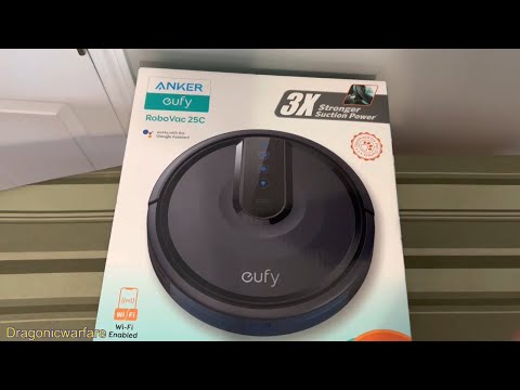 Eufy Anker RoboVac 25c Robotic Vacuum Unboxing - YouTube