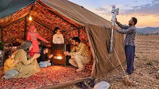 They Found a Clever Way to Stay Warm in a Tent During Winter
