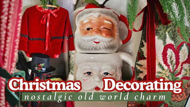 NOSTALGIC CHRISTMAS DECORATING 🧸 | Christmas Decorate With Me 2025 | Vintage Christmas