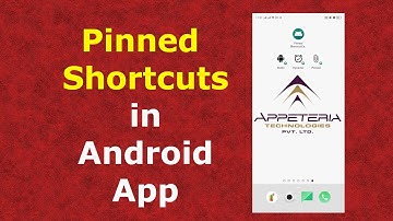 How to create Pinned Shortcuts in Android App - Part 3