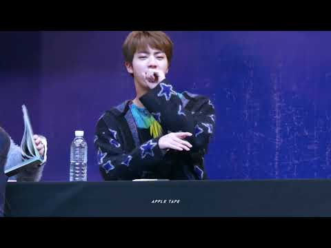 Jin Rapping ( BTS ) - Fansign Focus