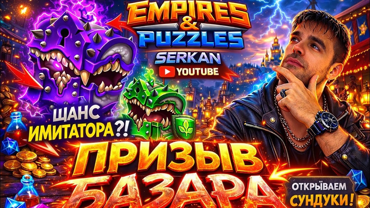 ПРИЗЫВ БАЗАРА Х29 | Поймаем Имитатора?! в империя пазлов EMPIRES AND PUZZLES 