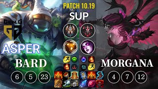 GEN Asper Bard vs Morgana Sup - KR Patch 10.19