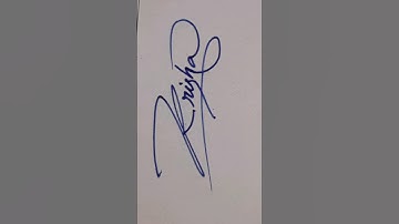 Signature ✍ Design for Krisha❤ | #trending #viral #reels #art #signature #autograph #shorts