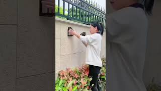 Solar Wall Light with Motion Sensor