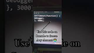 Hold any element || Selenium WebDriver + Java || write this on console and open the required element