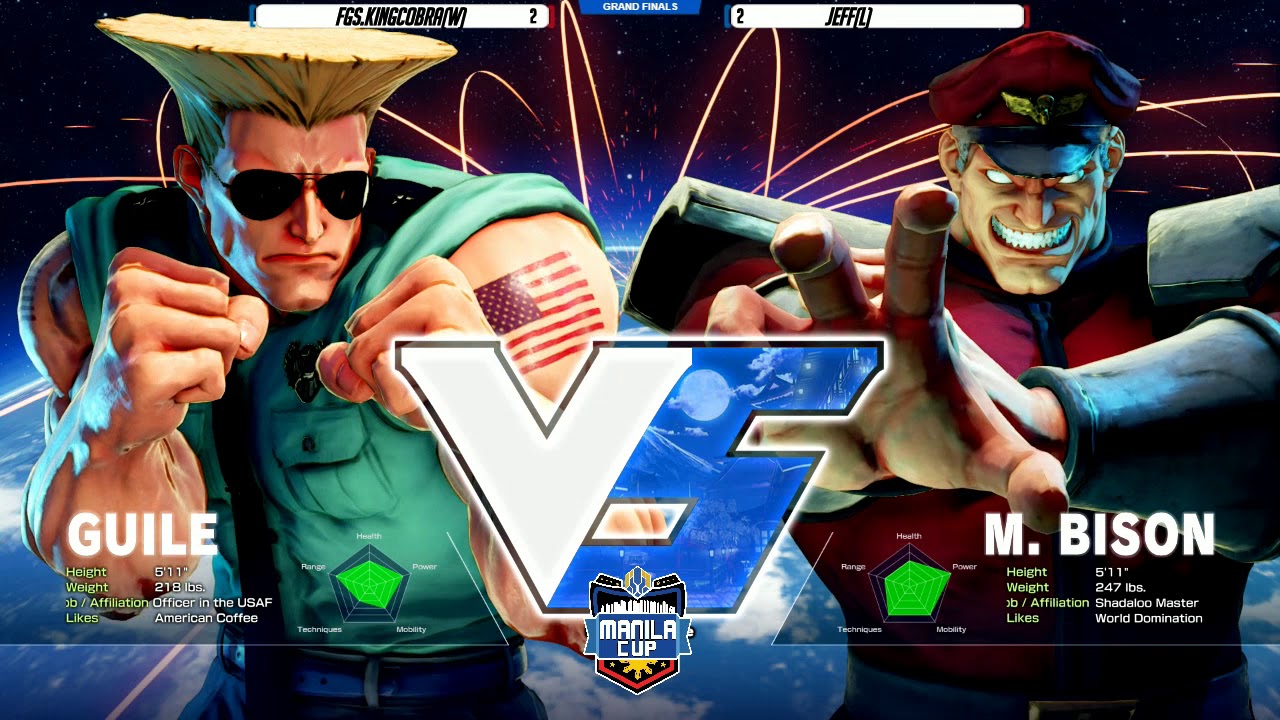 [ Road To Manila Cup 2017 08.12.17 ] Street Figther V GrandFinals FGS.KingCobra Vs Jeff