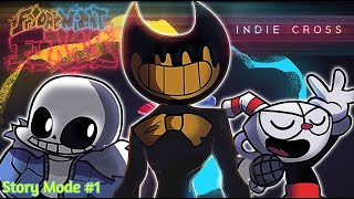 Friday Night Funkin VS Indie Cross Full Week Story Mode #1 | FNF MODS