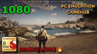 🔴Red dead redemption 2 on Snapdragon 8 Elite | GameHub | PC Emulation #2026