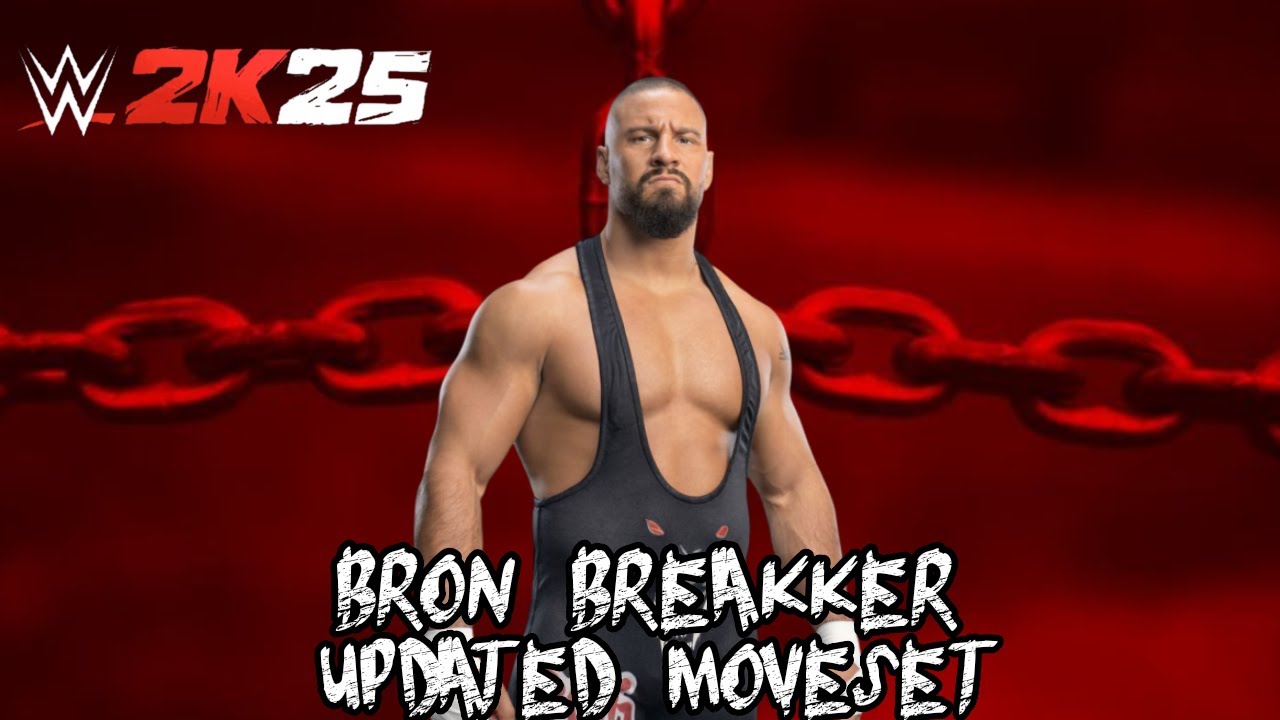 WWE 2K25 Bron Breakker Updated Moveset + Superstar Settings (read description)