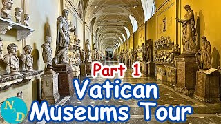 Vatical Museums Walking Tour (Part 1) - Inside the Vatican Museum With Guided Highlights