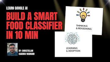 Smart Food Classifier | Teachable Machine | Google AI | Tutorial