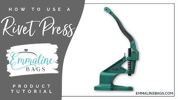 Hoe een klinknagel-handpers te gebruiken