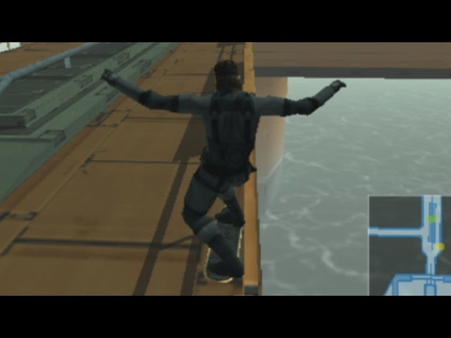 Metal Gear Solid 2: Substance - Snake Skateboarding Gameplay - YouTube