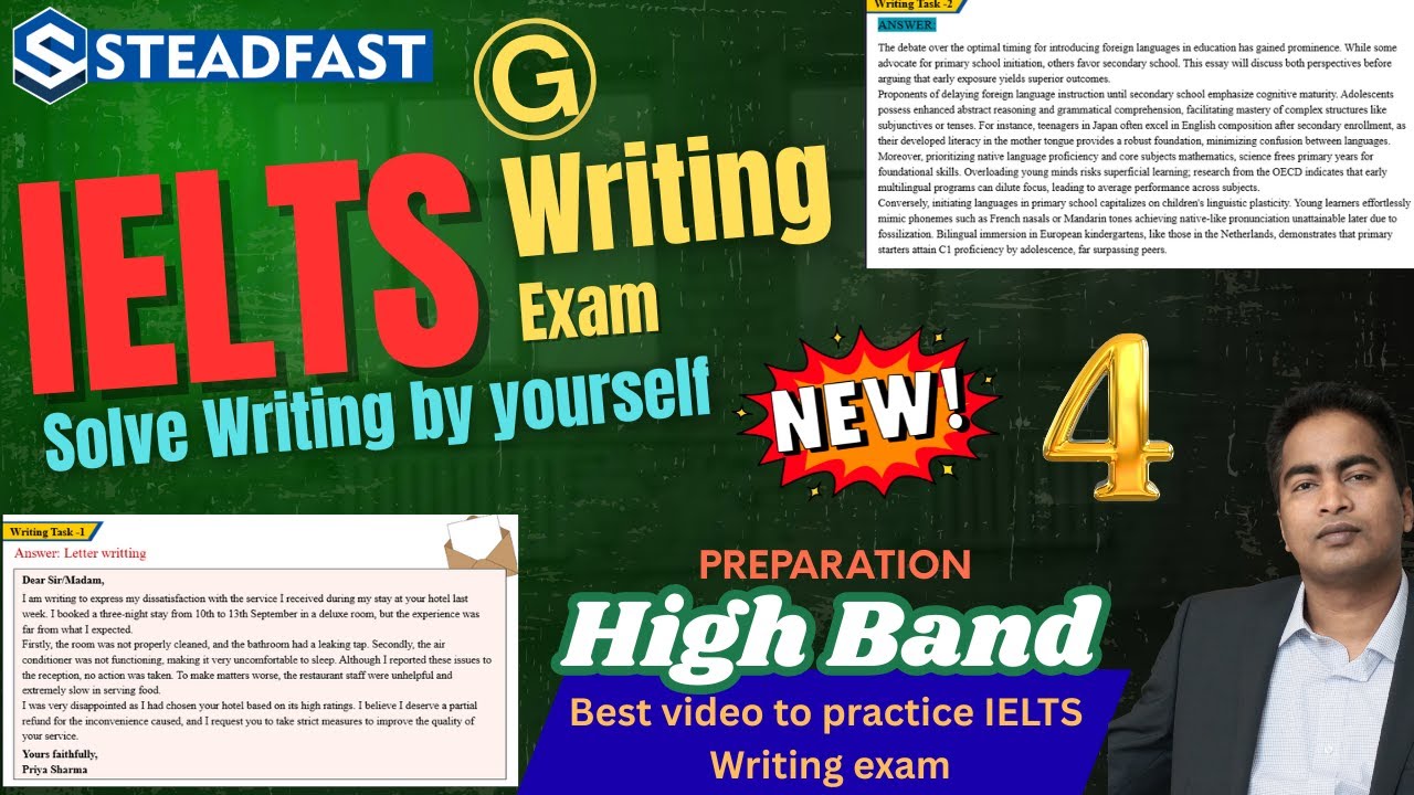 IELTS General Writing Practice | Task 1 Letter & Task 2 Essay | Step-by-Step Explan 