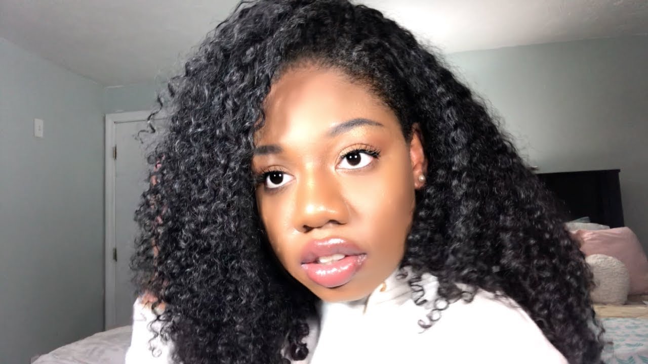 4 Quick Hairstyles With Isee Hair Mongolian Kinky Curly Youtube
